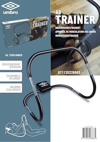 Umbro Abdominal Trainer con rodillos de espuma para tonificar el abdomen sin dolor lumbar 2