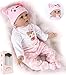 ZIYIUI Bambole Reborn Femmina 55 CM 22 Pollici Realistico in Silicone Morbido Vinilico Reborn Doll Fatto a Mano Giocattolo Ragazza Bella Regali di Festa