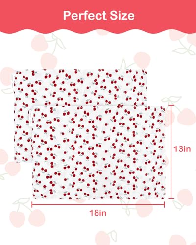 Image of ALVABABY Toddler Pillowcases 2 Pack Muslin Cotton Kids Pillow Cover Fit 13 inchx 18 inch or 12 inchx16 inch Envelope for Girl Boy Travel 2TPM01A