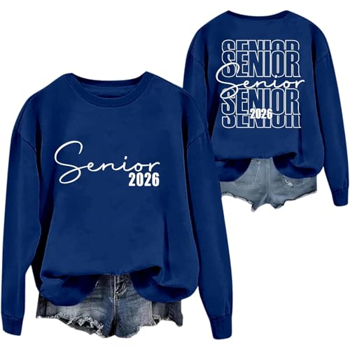 Genérico Sudadera para Mujer sin Capucha Oversize Top Sudadera Básico Simple Sweatshirt con diseños de otoño Liso Sudaderas sin Capucha Primavera Otoño Ligera, versátil Ropa de Calle