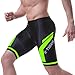X-TIGER Short de Cyclisme Homme Cycliste Cuissard à Bretelles avec 5D Gel Rembourré Pantalon Court Cyclism VTT Sports Fitness Short Vélo (Vert-1,XXL)