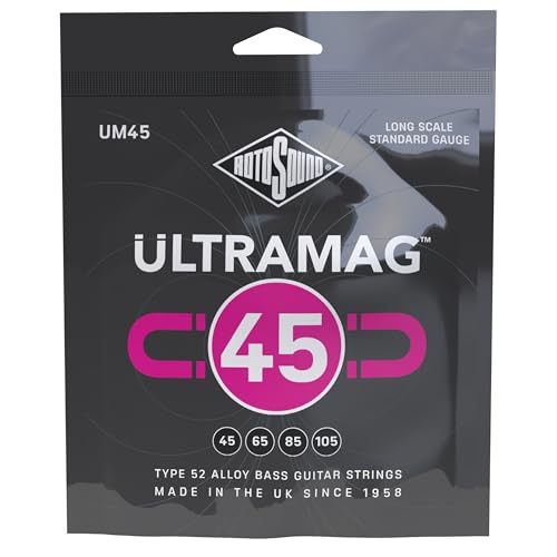 Rotosound Strings for Electric Bass ULTRAMAG 52 ALLOY ROUNDWOUND 4-string UM45 Standard 45-105