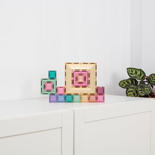CONNETIX Pastel Portal Pack – 48-Piece Magnetic Tiles with Smart-Spin Rotation — view 7