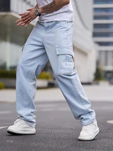 Image of ADBUCKS Men's Loose low Rise Jeans