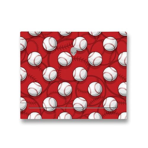 Image of MightySkins Skin Compatible with Alienware X14 R2 (2023) Full Wrap Kit - Tiled Baseball | Protective, Durable, and Unique Vinyl Decal wrap Cover | Easy to Apply & Change Styles | Made in The USA