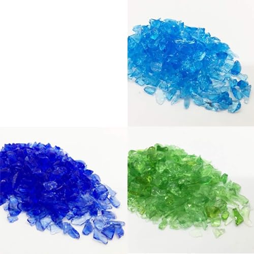 琉球✴︎海花ガラスカレット　〜海ほたるのカケラ〜　ガラスカレット　0820-2 Amazon.co.jp: 琉球ガラスのかけら カレット 小粒 3色セット
