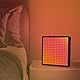 Tiardey Pixel Art Digitaler Fotorahmen, programmierbares RGB-LED-Panel, intelligente Uhr mit Social-Media-Benachrichtigungen, Heimdekoration, Kalenderuhr, Gaming-Gadget, Schwarz