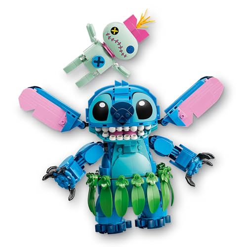 LEGO | Disney Stitch und Scrump - 2 Figuren mit Zubehör inkl. Ukulele als Zimmerdeko - Geburtstagsgeschenk für Mädchen, Jungen und Filmfans ab 9 Jahren - 43296 – Bild 5