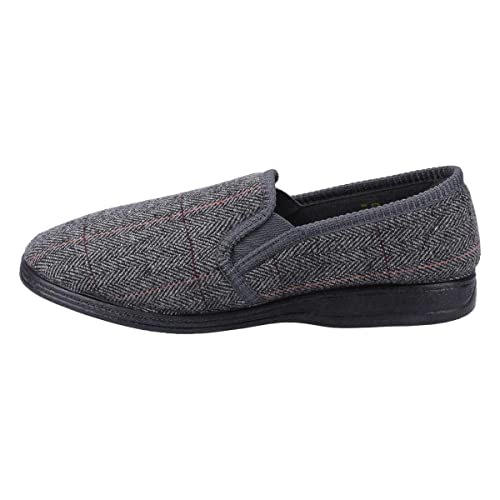 Chaussons mocassins gris pointure 42 pour homme confortables
