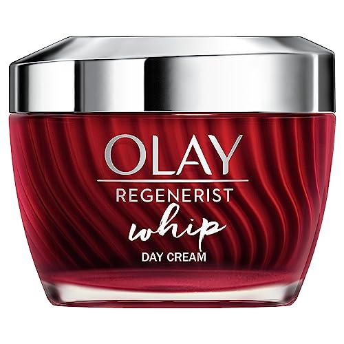 Olay Regenerist Whip Ligera Como El Aire Hidratante, Crema facial con niacinamida y péptidos, 50 ml
