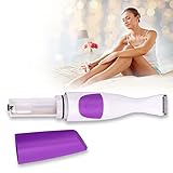 2 in 1 Women Epilator Hair Removal with Wet & Dry, Cordless, Flexible Head, Bikini Trimmer, Gentle Hair Removal for Lip, Armpit, Back, Arm, Bikini Line and Leg - Image 8