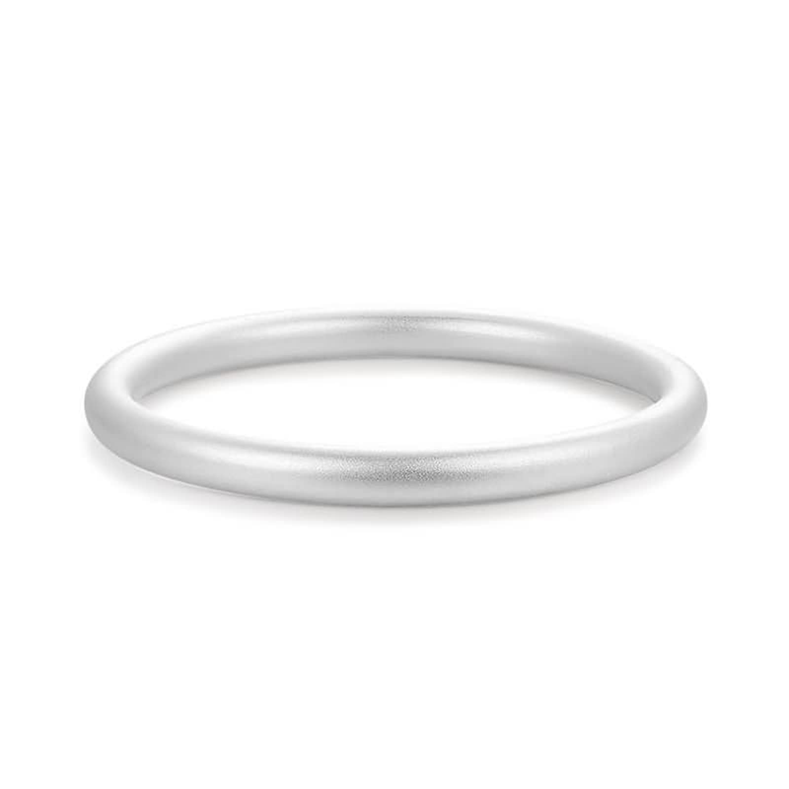 KnSam Bracciale da donna in argento Sterling 990, lucidato a maglie