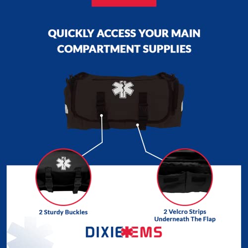 Image of Dixigear First Responder On Call Trauma Bag W /Reflectors - Black