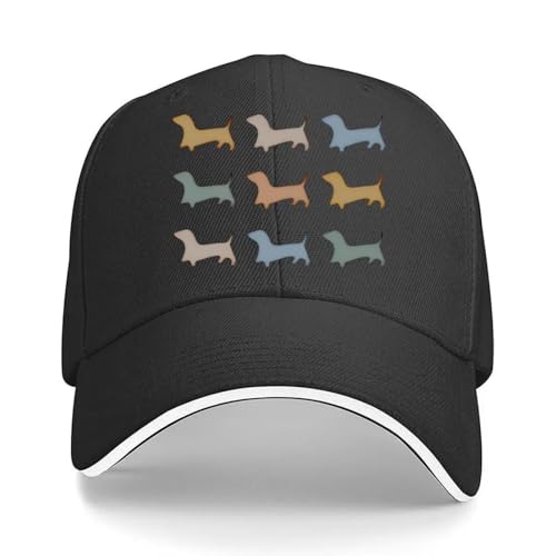 Casquette de baseball teckel unisexe et légère - Chapeau de sport réglable outdoor