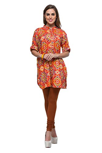 Image of Frenchtrendz Women's Cotton Spandex Stretchable Mid Rise Slim Fit Churidar Leggings Pull On