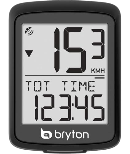 Bryton GO Ciclocomputador GPS Bicicleta - Pantalla Grande 2,5', Sin Sensores, Velocímetro GPS, IPX7, 30h Batería, USB-C - Ciclismo Recreativo, Urbano, MTB y Fitness