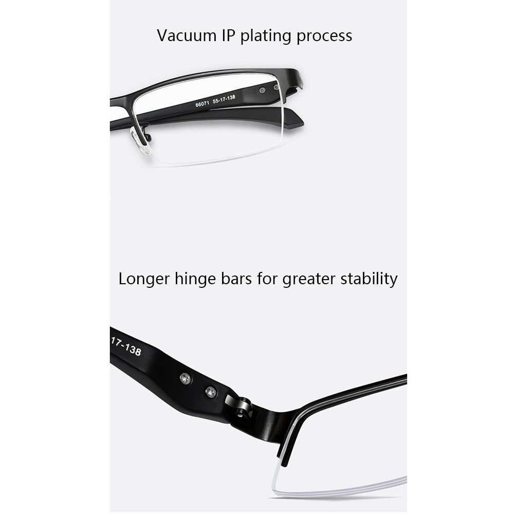 Gafas Presbicia Medio Marco Gafas De Lectura Multifocales Progresivas Fotocromáticas Gafas De Sol Para Hombre Mujer Lectores Ligeras Comodas