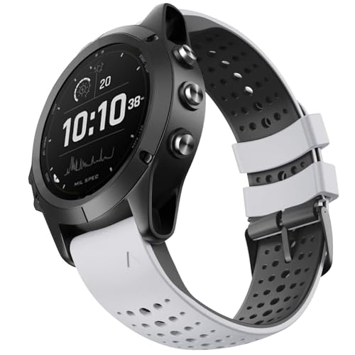Bracelet silicone 22mm étanche pour le sport et le quotidien Saphir