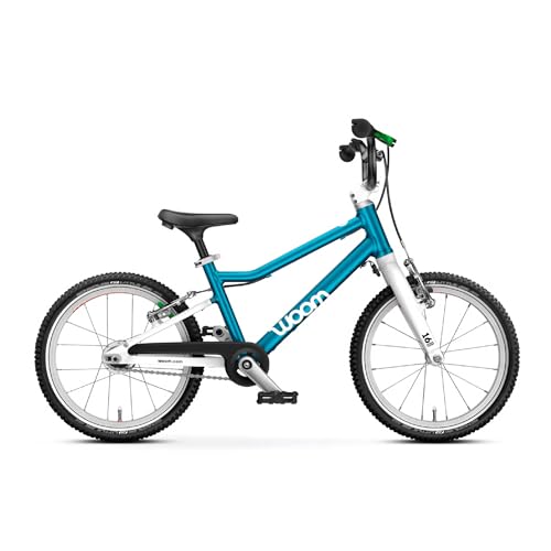WOOM GO 3 Automagic (Gen. H) Kinder Fahrrad 4-6 Jahre 105-120 cm 16 Zoll Kinderrad mit automatischer 2-Gang-Schaltung für 4?6 Jahre. Superleicht wartungsfrei & mit cleverer Sicherheitstechnik. - 16