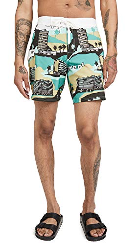 RVCA Men's Standard SPLENDER Trunk, Multicolor, 30