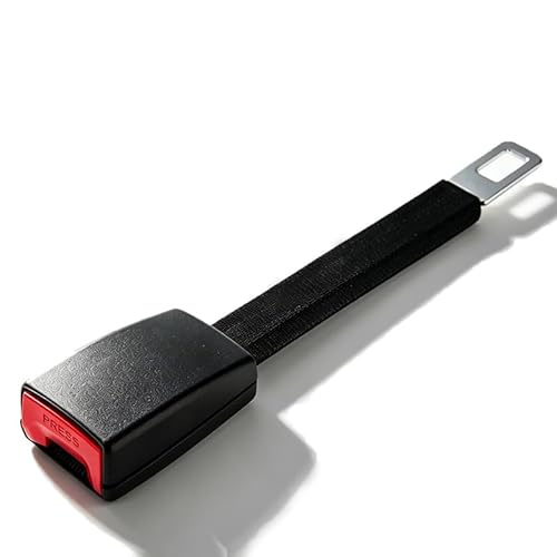 Générique Accessoires Réglables pour Sièges Automobiles, Noir, Boucles à Boutons Rouges