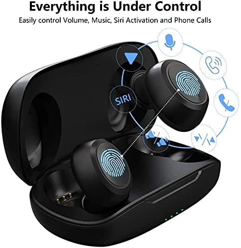 Blackview AirBuds 1 Cuffie Bluetooth 5.0 Auricolari Senza Fili Auricolari  Wireless Stereo Sportivi in Ear con Custodia da Ricarica 390mAh Microfono  Leggeri per iOS Android Smartphone-Nero : Amazon.it: Elettronica