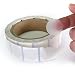 Wafer Tab Seals, 1 inch Diameter, Translucent, 1,000 per Roll
