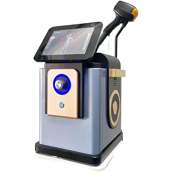 Laser diodowy 755 808 1064nm Maszyna do depilacji wielofalowych Głowica chłodząca Epilator laserowy Depilacja twarzy