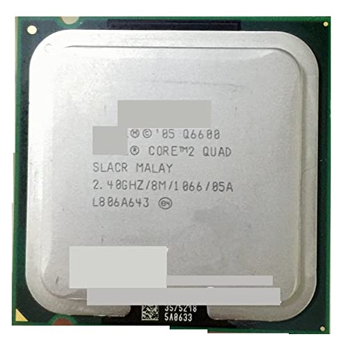 Tipo di presa: LGA 775 Accessori per computer CPU Core 2 Quad Q6600 (2,4 Ghz/ 8 M /1066 GHz) CPU desktop Socket 775 Precisione di fabbricazione