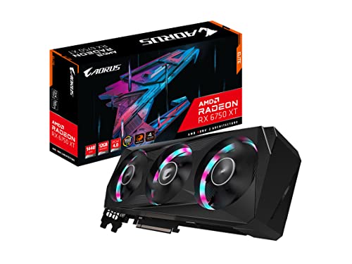 Gigabyte Placa gráfica AORUS Radeon RX 6750 XT Elite 12G, sistema...