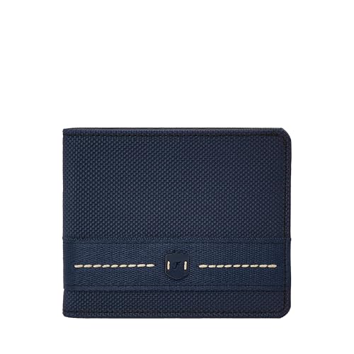 Fossil Men's Rowan Bifold Wallet, ML4691400, Navy, One Size