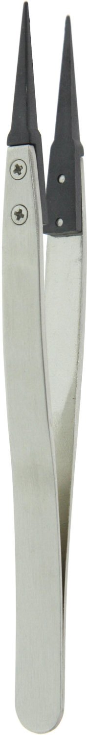 SE Fine Point antistatisch Pinzette mit gebogener Spitze, TW608PT