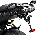 ZIEGER Pro Kennzeichenhalter Kennzeichenhträger Heckumbau kompatibel mit: Yamaha MT-09 Tracer Frankreich