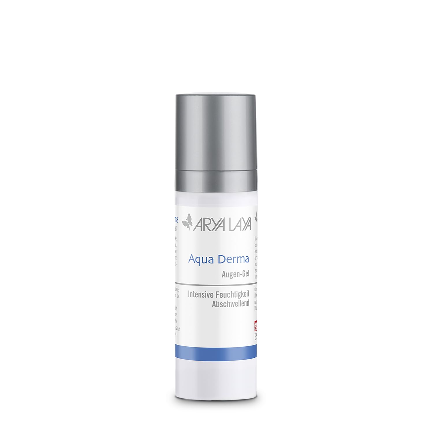 ARYA LAYA Aqua Derma Augen-Gel, 30 ml: Augenpflege mit Hyaluron, abschwellend & feuchtigkeitsspendend, gegen Augenringe, vegan