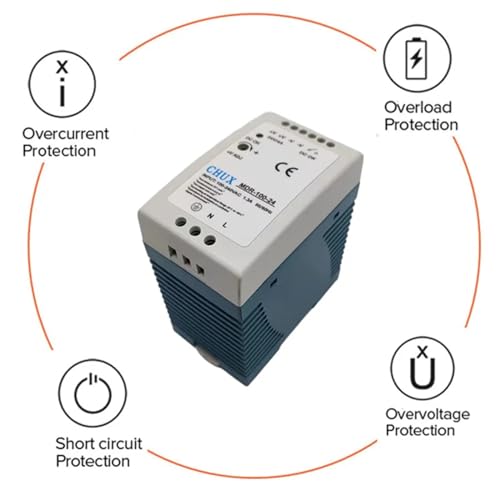 Alimentation à découpage transformateur 24V 100W rail DIN éclairage LED - 3