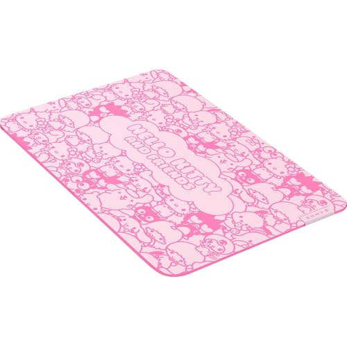 Image of Razer Gigantus V2 Cloth Gaming Mouse Pad (M), Hello Kitty & Friends Edition | Textured MicroWeave Cloth Surface, Thick, High-Density Rubber Foam, Non Slip Base