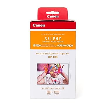 Pacote combo de tinta e papel 8568b001 (rp-108), tricolor