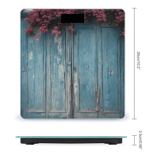 Báscula Digital de Baño con Vidrio Templado y Pantalla LED miniatura 2