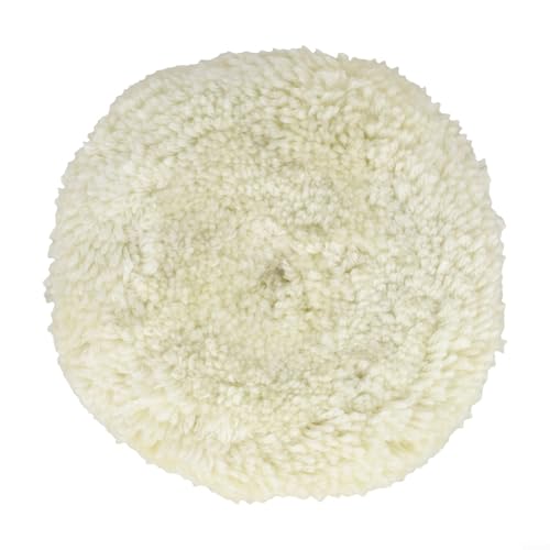 Image of Soft Wool Polishing Bonnet Pad, 9 Inch 225mm Buffing Wheel for Furniture Car Vehicle, Compatible with Electric Grinders
