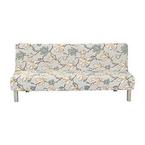 PengXiang Futon Sofa Cover, Slipcover Solid/Muti Color Sofa Bed Covers Full Folding Elastic Armless 80 x 50 inch, Lightweight Stretch Furniture Protector- Pattern-a:80