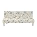 PengXiang Futon Sofa Cover, Slipcover Solid/Muti Color Sofa Bed Covers Full Folding Elastic Armless 80 x 50 inch, Lightweight Stretch Furniture Protector- Pattern-a:80" X 50"