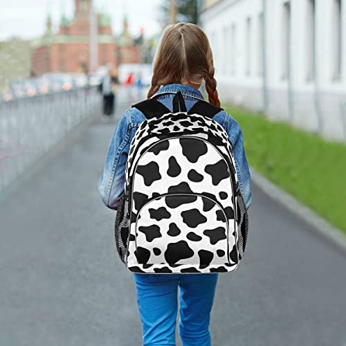 Orezi Fashion Backpack For Women Girl,Black And White Cow Print Schoolbag Backpack Bookbags Travel Bag Casual Daypack Rucksack For Student Teenagers Kid's #TOP7