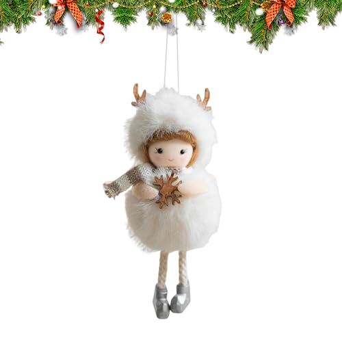 Huvqianu Muñeca de ángel – Llavero de felpa suave integrado con luz | Pequeños de ángel – para niños, amigos, hombres, mujeres, pared, hogar, vacaciones, interiores y exteriores cumpleaños