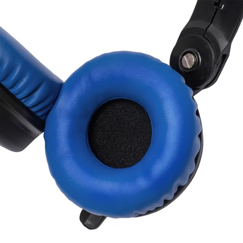 Image of Rainbow Color Ear Pads Headband Cushion Kits Compatible with Sennheiser HD25 HD250BT HD25-ll HD25S Il HMD25 Headphone Foam Covers (Blue LR Sets)