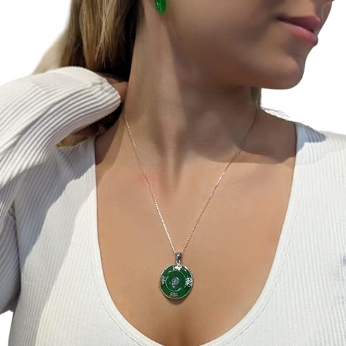 Beaux Bijoux Jade Necklaces For Women - Good Luck Necklace - Jade Jewelry For Women - Chinese Fu Luck Symbol Necklace - Chinese Pendant Necklacxe - Jade Stone Pendants - Vintage Chinese Jewelry #TOP1