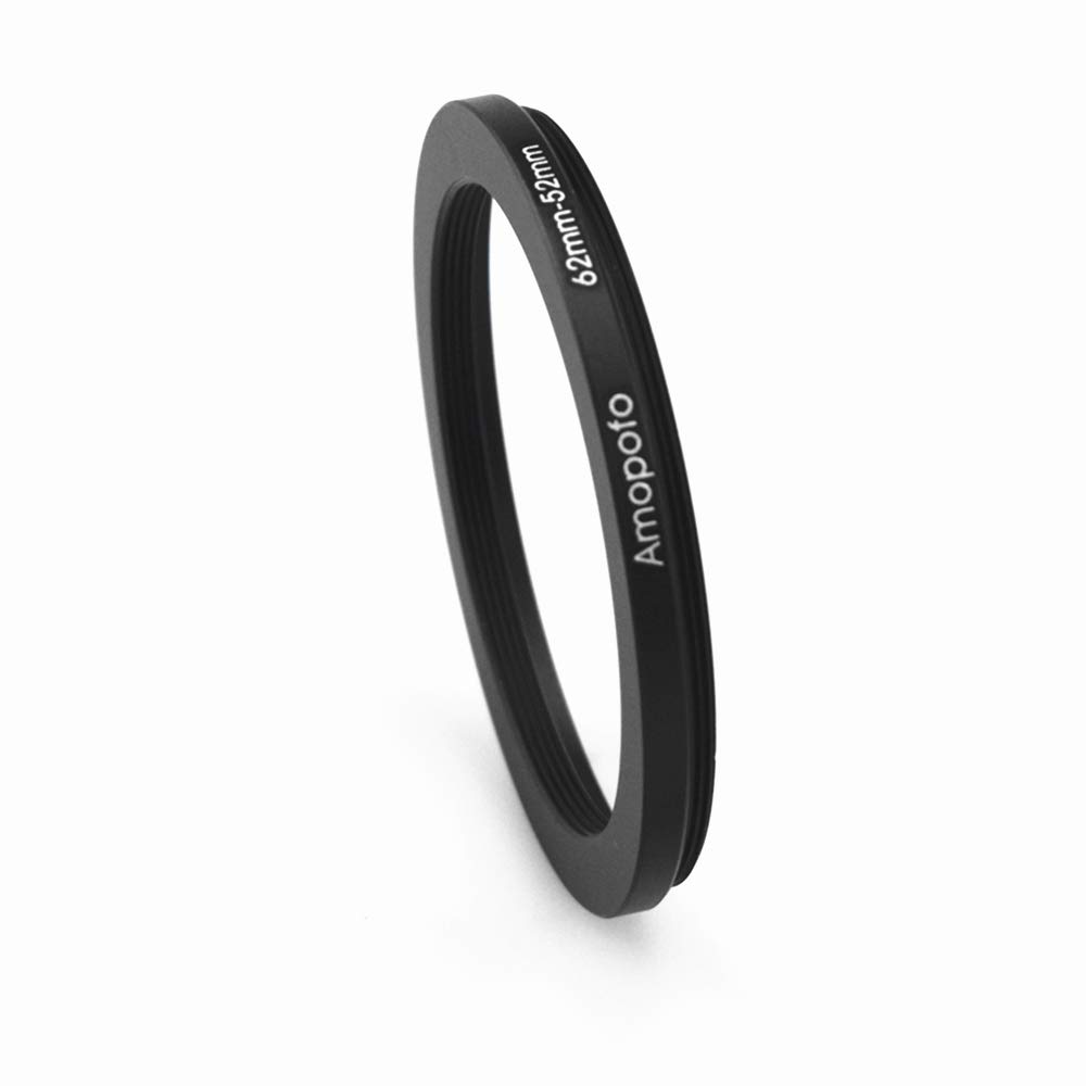 Bague de filtres de 62 mm à 52 mm pour appareils photo UV, ND, CPL, compatible avec tous les objectifs d'appareil photo de 62 mm et accessoires de 52 mm