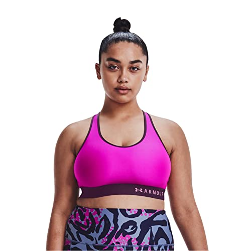 Image of Under Armour Women's Armour Mid Heathered Sports Bra