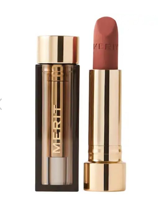 Merit Signature Lip Lightweight Matte Lipstick - 0.10 oz / 3 g (Antibes (soft peach) standard)