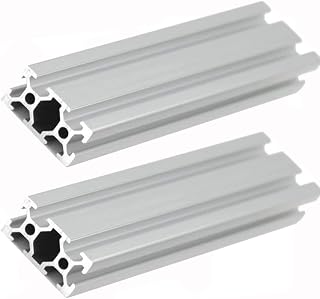 2pcs 2040 Aluminum Extrusion Profile, Length 100mm-1200mm European Standard Anodized, for CNC 3D Printer Parts (Size : 450mm)