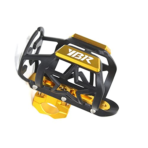 �o�C�N�A�N�Z�T���[ �ɓK�����郄�}�n YBR 125 250 XVS950 SCR950 YBR125 YBR250 XVS 950 SCR �I�[�g�o�C�A�N�Z�T���[�h�����N�J�b�v�z���_�[���{�g���}�E���g�A���~(Gold-YBR)